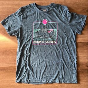 Old Navy Blue 'Keep It Classic' Gaming Mens Tee
